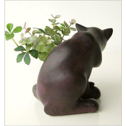 花瓶 花びん ガラス フラワーベース 猫 オブジェ 置物 置き物 雑貨 小物入れ かわいい おしゃれ インテリア 子ネコのミニベース しっぽネコ Swa2763 ギギリビング 通販 Yahoo ショッピング