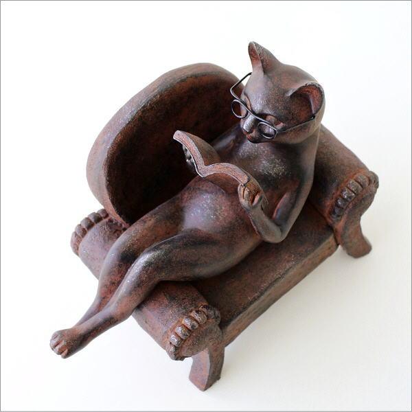 3匹の猫のブロンズオブジェ ペーパーウェイト 置き物 ネコ