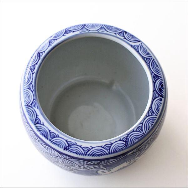 植木鉢 おしゃれ 陶器 火鉢 陶器鉢 メダカ鉢 金魚鉢 和風 観葉植物 鉢