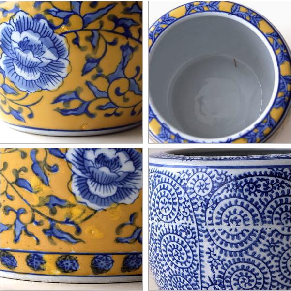 植木鉢 おしゃれ 陶器 火鉢 陶器鉢 メダカ鉢 金魚鉢 和風 観葉