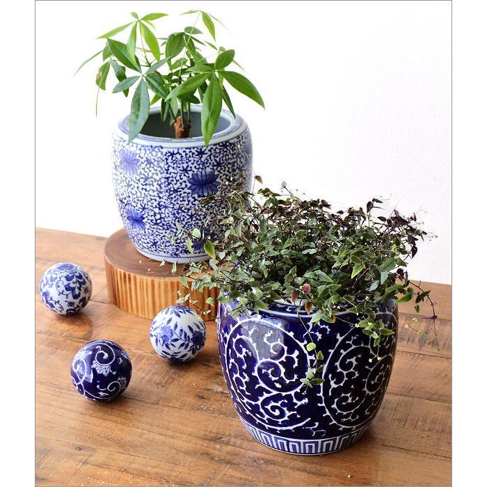 明治～大正時代　鳳凰丸紋火鉢　ニユウ無し　メダカ　観葉植物　金魚鉢　インテリア 明治～大正時代 鳳凰丸紋火鉢 ニユウ無し メダカ 観葉植物