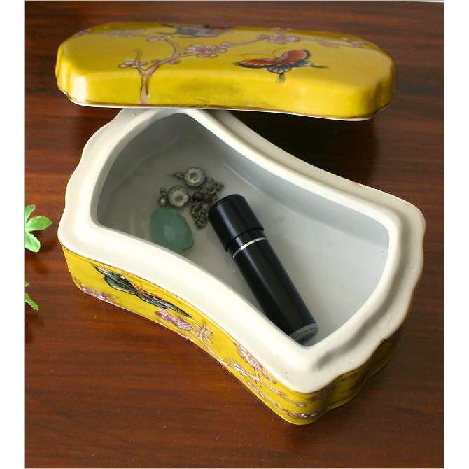 小物入れ ふた付き 陶器 アクセサリーケース 蓋付き 小物収納 卓上