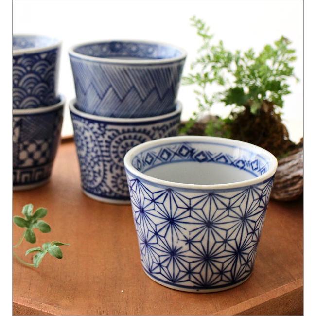蕎麦猪口 5個セット フリーカップ そばちょこ セット 磁器 陶器 蕎麦