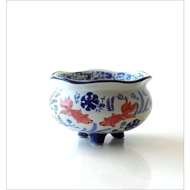 金魚鉢 おしゃれ 陶器 メダカ鉢 和風 レトロ アンティーク ビオトープ