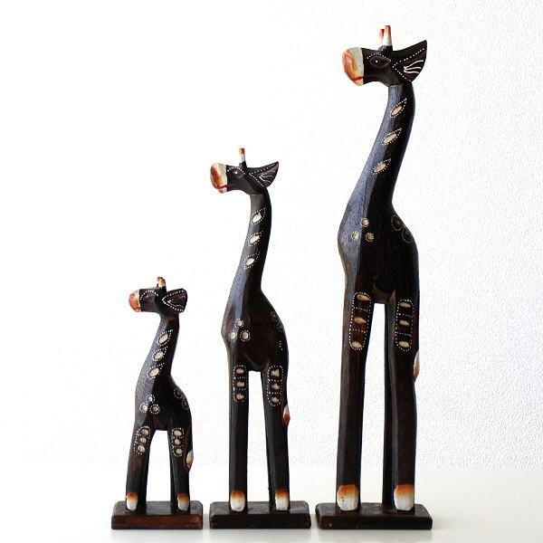 オブジェ 置き物 ボタニカルキャンドル バラ かすみ草 キリン 置物 木彫り オブジェ 木製 おしゃれ インテリア 木彫りのオブジェ キリンの親子3匹セット Xmvsxqucrr Www Multimediarts Net