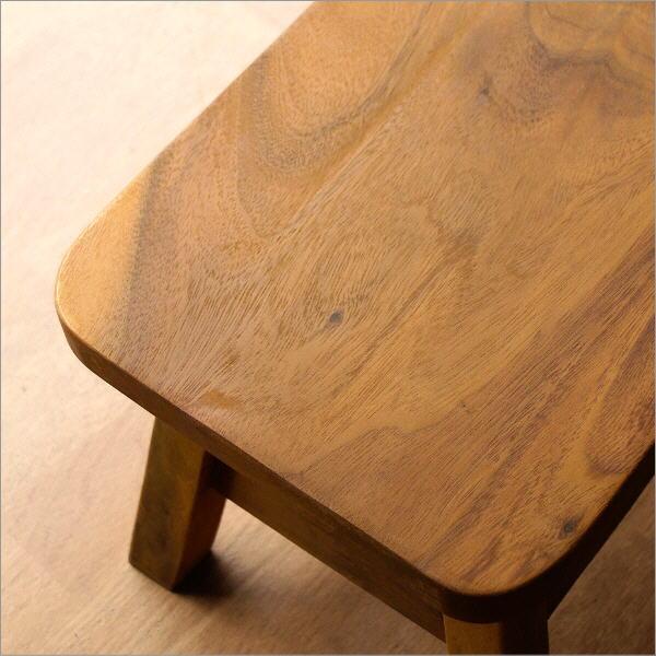 スツール 木製 椅子 子供 花台 玄関 無垢 天然木 ローチェア 足置き