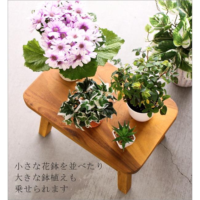 スツール 木製 椅子 子供 花台 玄関 無垢 天然木 ローチェア 足置き