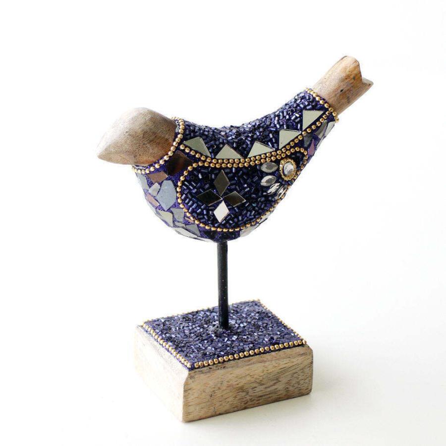 置物 オブジェ バード 木製 おしゃれ かわいい 雑貨 ウッド 天然木