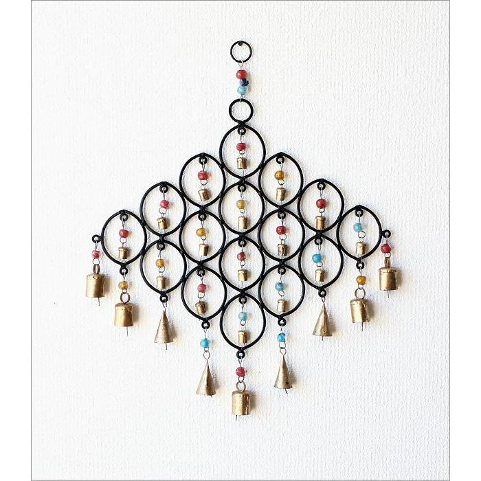 壁飾り アイアン ベル 鈴 吊り下げ おしゃれ 壁掛け オーナメント 雑貨