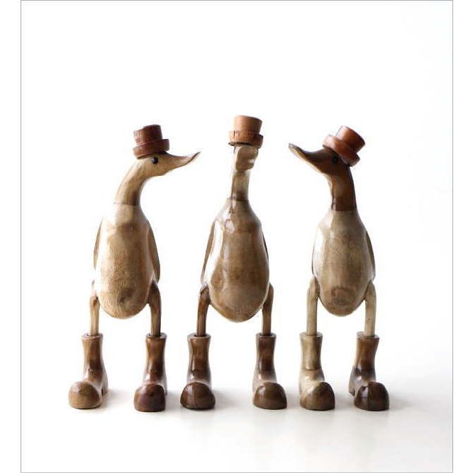 ドナルドダック　木彫りの置物 アンティーク 木彫 ドナルドダック 置物