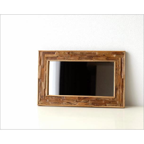 壁掛け鏡 木目調 たのメル便 壁掛け鏡 木目調 たのメル便