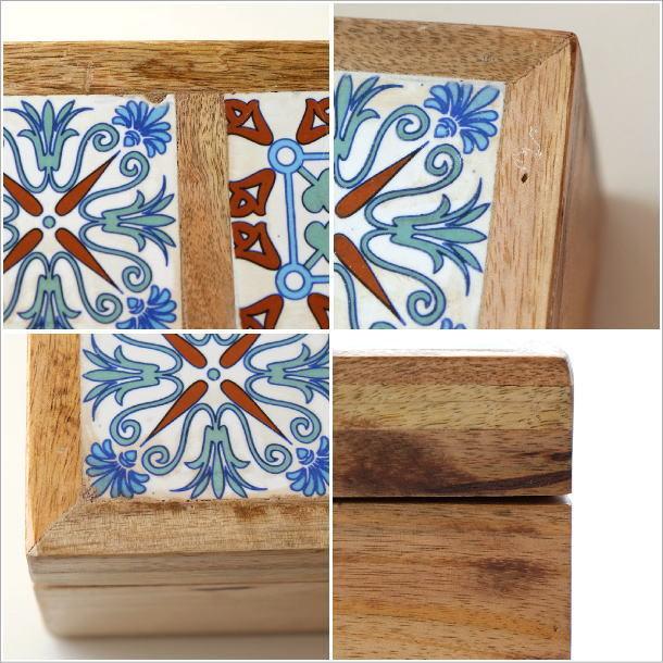 小物入れ ふた付き おしゃれ 可愛い 陶器 木製 蓋付き 木箱 卓上 小物