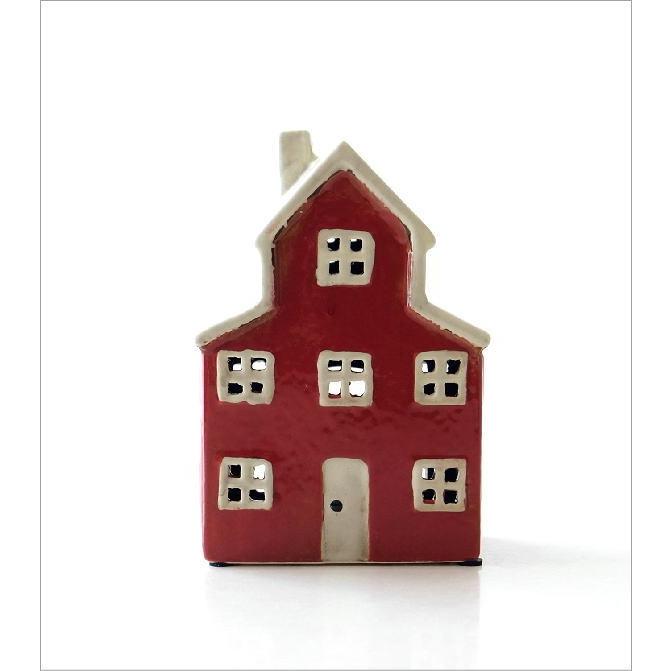 キャンドルホルダー 陶器 家 おしゃれ 北欧 おうち 置き物 置物