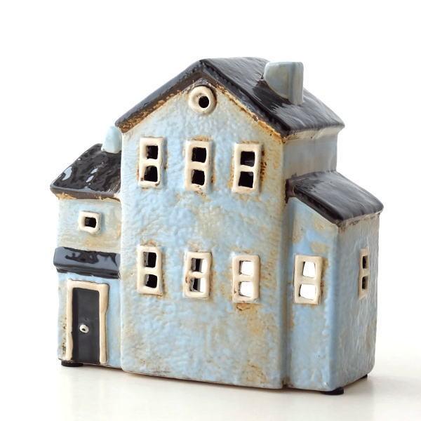 キャンドルホルダー 陶器 家 おしゃれ 北欧 おうち 置き物 置物