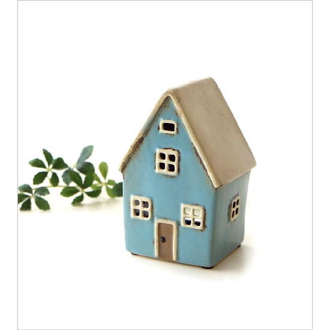 キャンドルホルダー 陶器 家 おしゃれ 北欧 おうち 置き物 置物