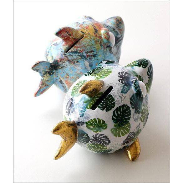 貯金箱 おしゃれ かわいい 陶器 サメ 鮫 オブジェ 置物 置き物 可愛い