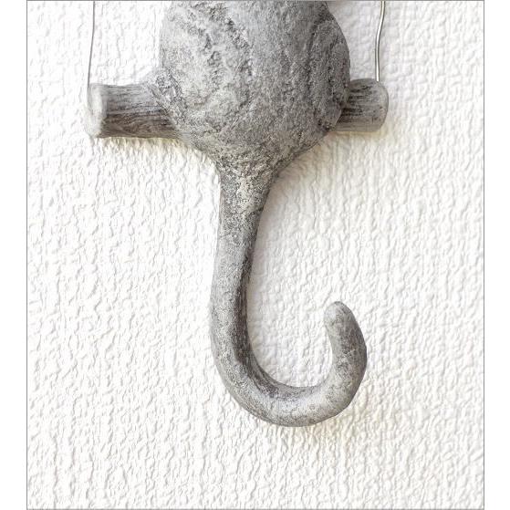 壁掛けフック おしゃれ ウォールフック 猫雑貨 ねこ 壁掛けキーフック