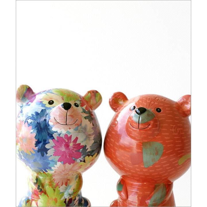 貯金箱 おしゃれ かわいい 陶器 クマ 熊 オブジェ 置物 可愛い インテリア 陶器の貯金箱 くま2タイプ Toy4960 ギギリビング 通販 Yahoo ショッピング