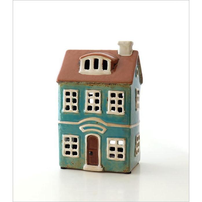 キャンドルホルダー 陶器 家 おしゃれ 北欧 おうち 置き物 置物