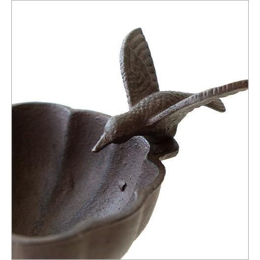 バードバス アイアン アンティーク デザイン おしゃれ 可愛い 水浴び