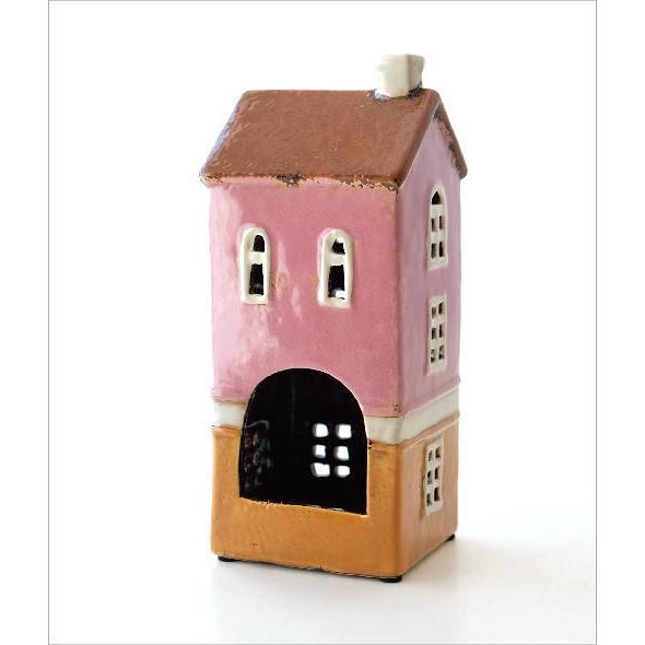 キャンドルホルダー 陶器 家 おしゃれ 北欧 おうち 置き物 置物