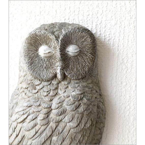 フクロウ 壁飾り おしゃれ ウォールアート 壁掛け かわいい ふくろう