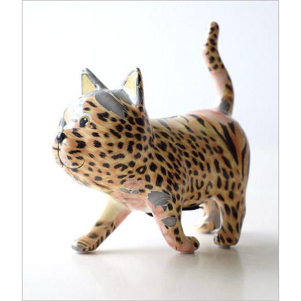 ネコ　陶器　オブジェ　置物　インテリア　工芸品　美術品　A2772 ネコ 陶器 オブジェ 置物 インテリア 工芸品 美術品 A2772