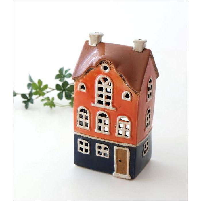 キャンドルホルダー 陶器 家 おしゃれ 北欧 おうち 置き物 置物