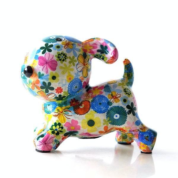 貯金箱 おしゃれ かわいい 陶器 イヌ 犬 オブジェ 置物 置き物 可愛い