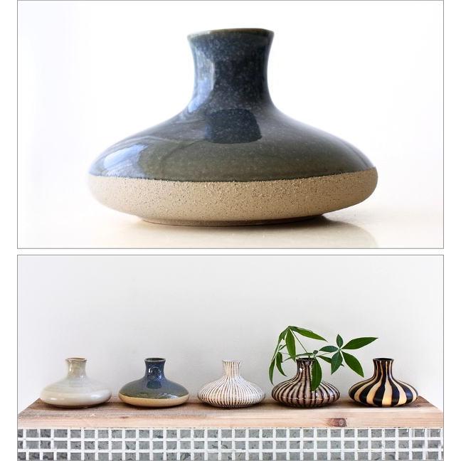 一輪挿し 陶器 花瓶 おしゃれ 枝物 ドライフラワー 生花 可愛い 北欧