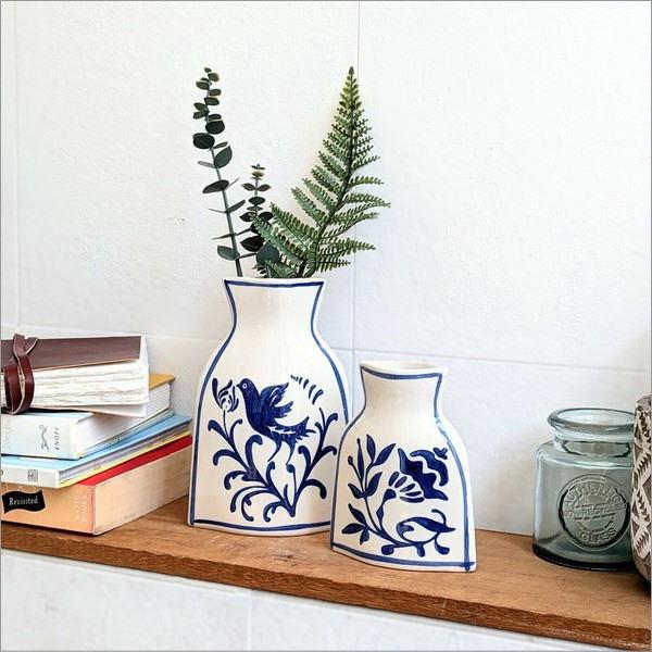 一輪挿し 陶器 磁器 花瓶 花びん おしゃれ 卓上 枝物 花挿し 焼き物