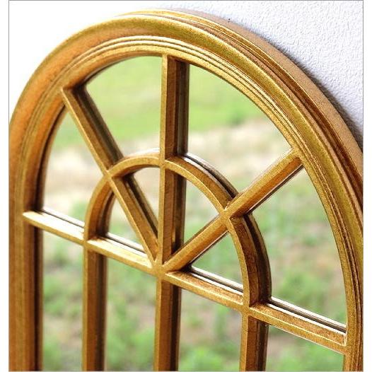 鏡 壁掛けミラー 壁飾り おしゃれ アンティークゴールド ウォール