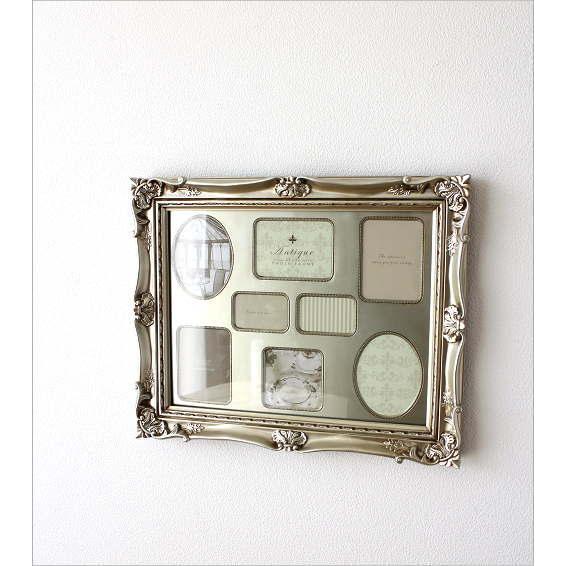 壁掛けフォトフレーム おしゃれ 複数枚 クラシック アンティーク調