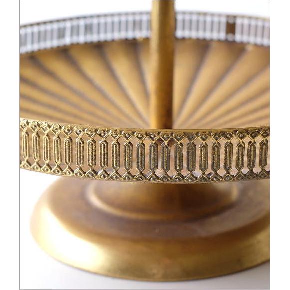 トレー トレイ 2段 アイアン おしゃれ アンティーク調 大きい