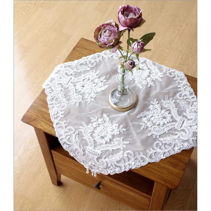 テーブルランナー おしゃれ テーブルセンター 花柄 エレガント レース