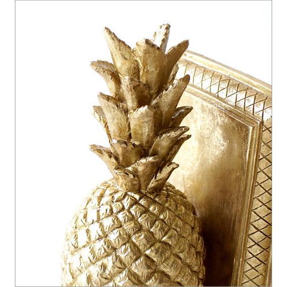 ブックエンド パイナップル おしゃれ 本立て 本立 ブックスタンド 置物