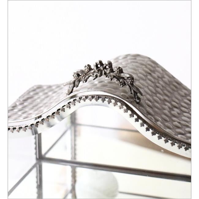 ガラスケース 真鍮 ショーケース 3段 アンティーク コレクションケース