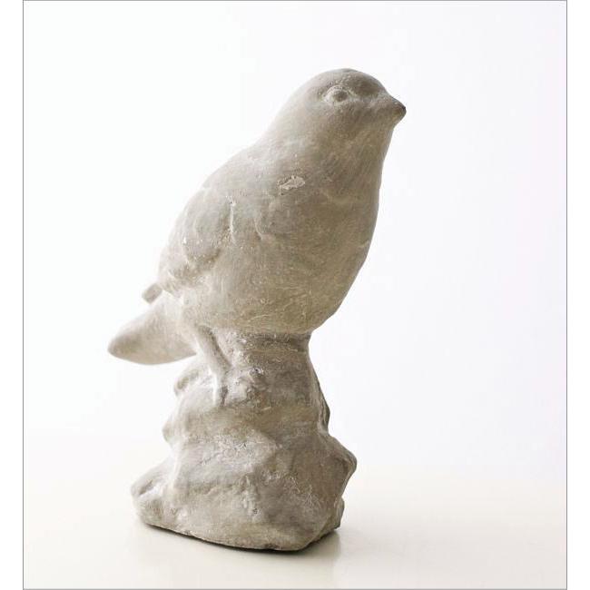 バード 鳥 置物 オブジェ おしゃれ かわいい ガーデン セメント 庭