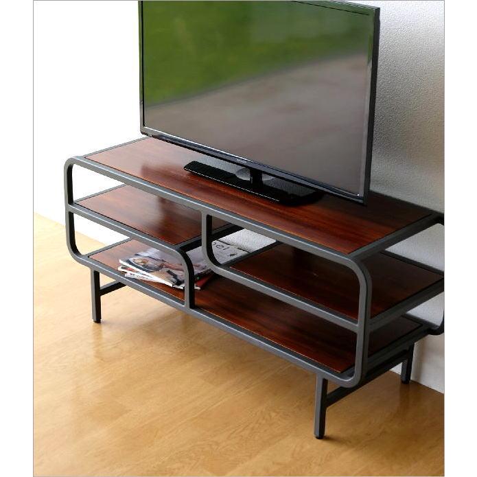 ギギliving テレビ台 チーク無垢材 ローボード 幅114cm 奥行35cm