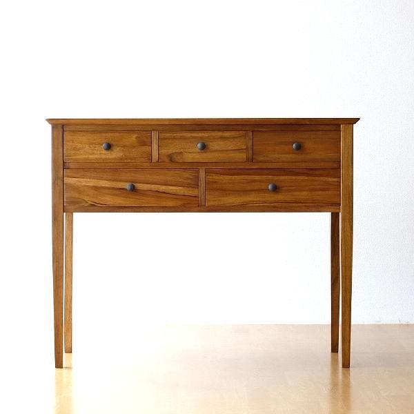 ギギリビングのチークスタイリッシュコンソールテーブル