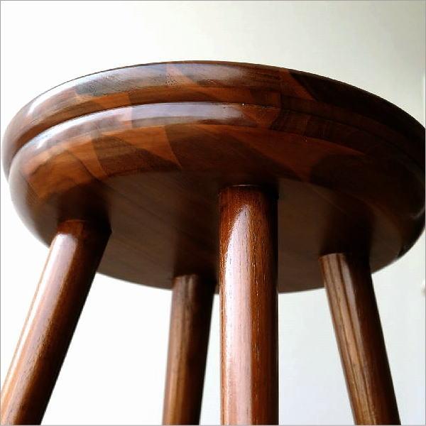 スツール 木製 丸椅子 おしゃれ クッション 玄関 キッチン 北欧