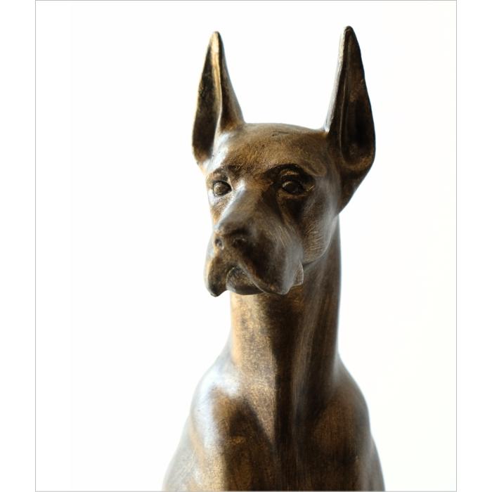 ドーベルマン 置物 犬 リアル オブジェ 玄関 ウェルカム おしゃれ 高さ