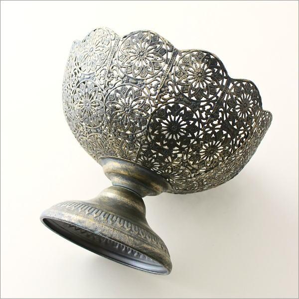 鉢カバー アイアン アンティーク風 高台 レトロ おしゃれ 観葉植物