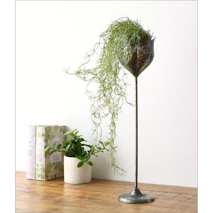 鉢カバー アイアン アンティーク風 高台 レトロ おしゃれ プランター