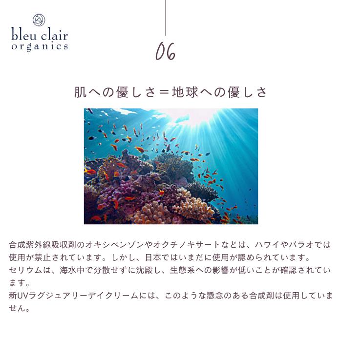 ブルークレール 新UVラグジュアリーデイクリーム SPF28 PA+++ 日焼け止め 美容クリーム ブルーライト 紫外線 近紫外線 敏感肌 | bleu clair | 06