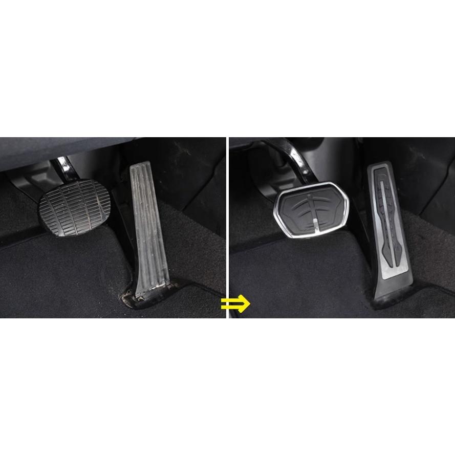 BMW ステンレス製 ペダルカバー 1シリーズ 2シリーズ X1 X2 iX1等 高