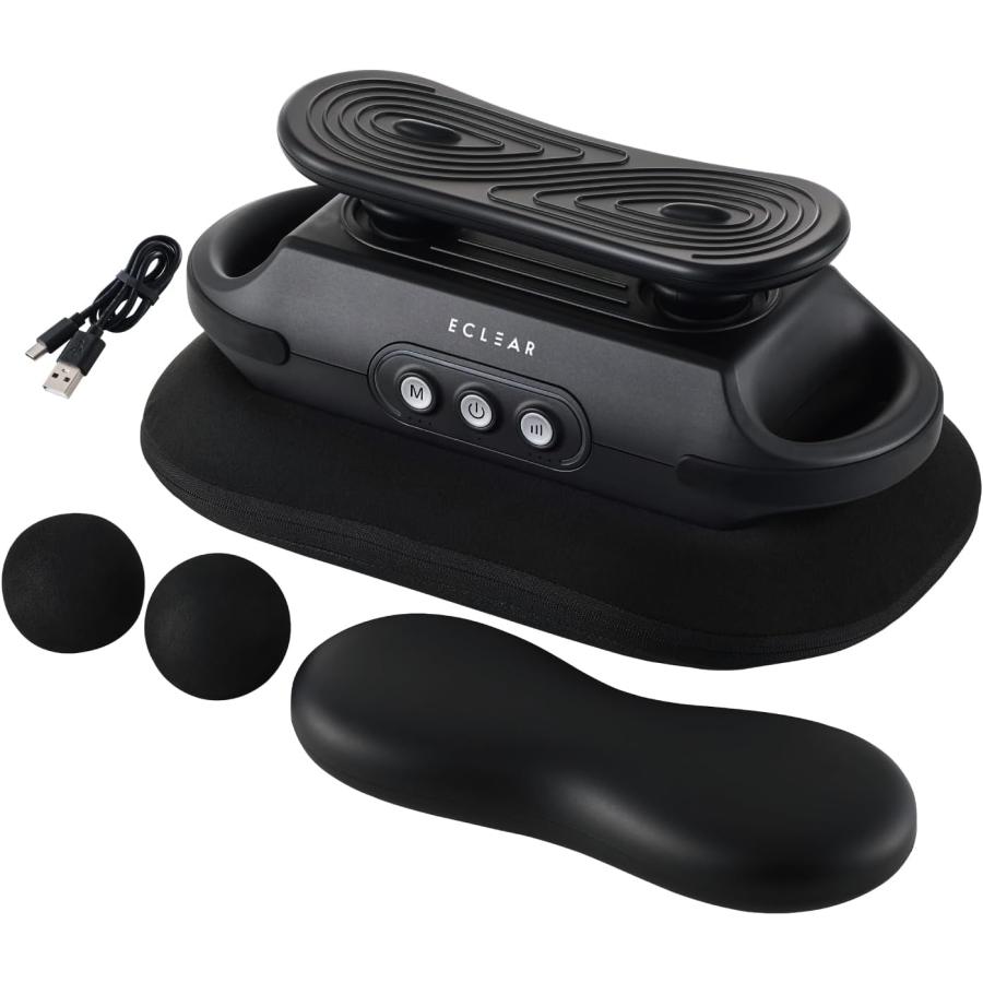 エレコム フットマッサージ マッサージ リフレッシュビート アタッチメント 振動モード 3段階 9パターン 減音パッド付 エクリア グレー HCR-BD01GY エクリア リフリー エレコム フットマッサージ マッサージ