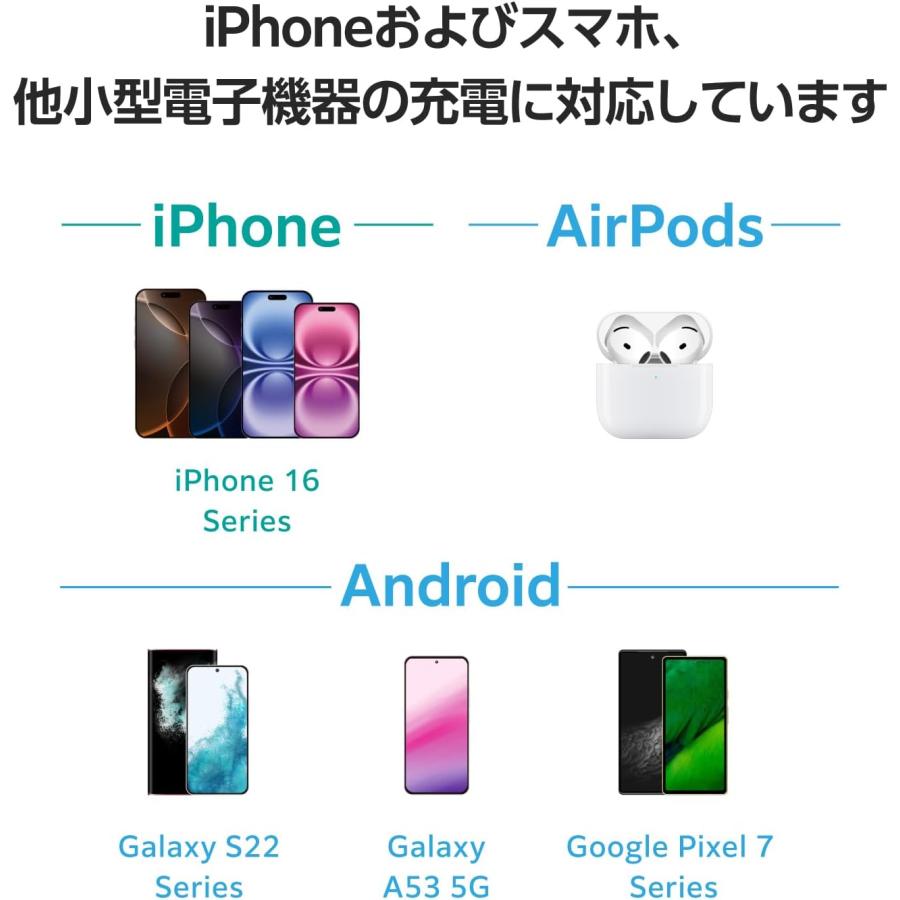 モバイルバッテリー 大容量 10000mAh 30W リチウムイオン電池 TypeC USBA 充電ケーブル付属 ブラック DE-C69L-10000BK