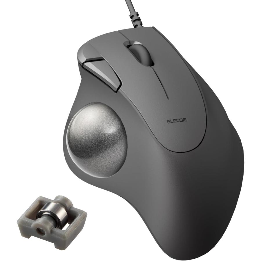ELECOM（エレコム） 有線 トラックボールマウス IST ベアリング支持