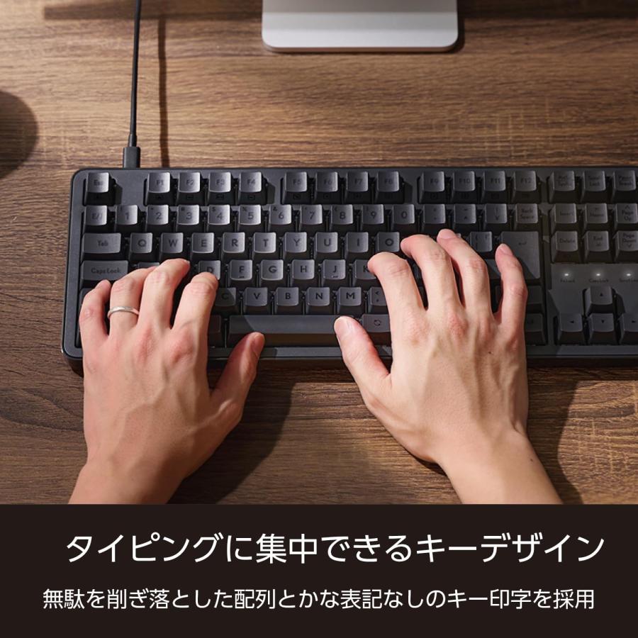 ELECOM（エレコム） メカニカルキーボード Leggero 有線 フルサイズ N